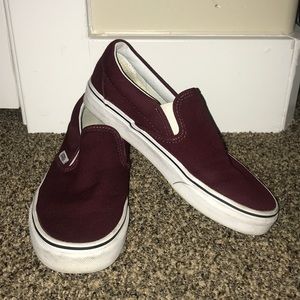 Vans slip ons